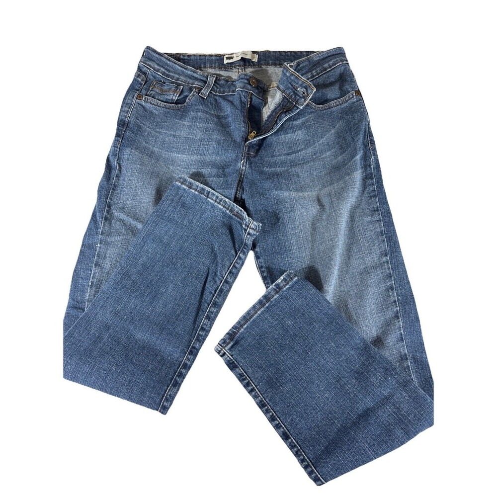 Levi’s Midrise Skinny Med Washed  99% Cotton Denim Sz 12 Jeans